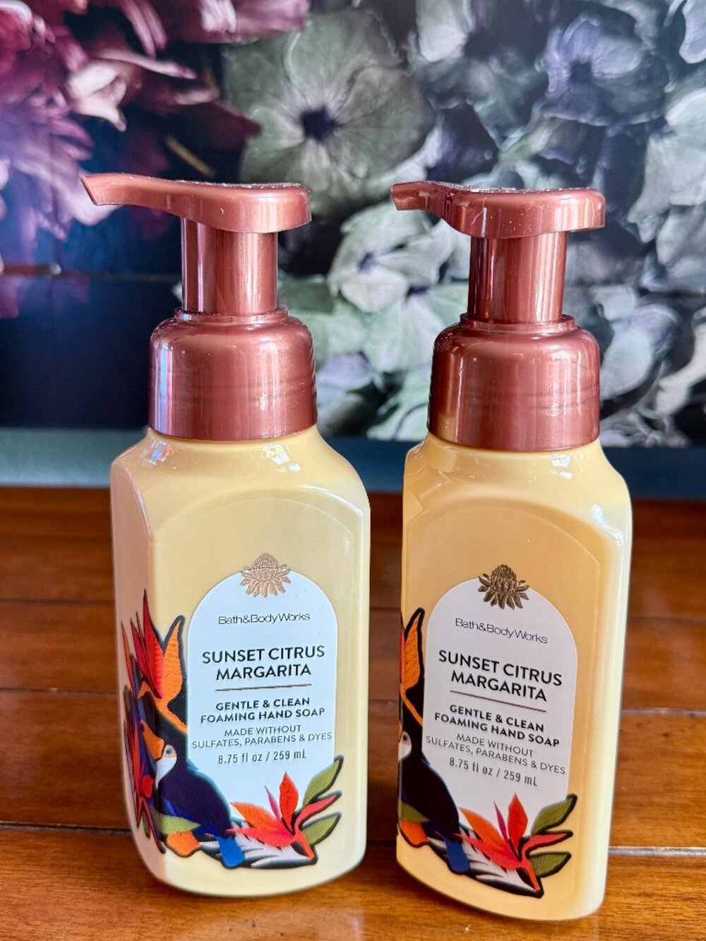 NEW 2-Pc SUNSET CITRUS MARGARITA Foaming Hand Soap Bath & Body Works